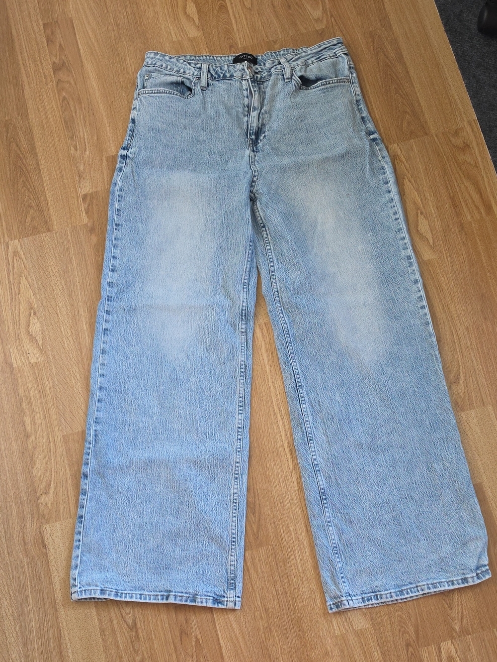 Eclipse Light Blue Wide-Leg Jeans for Women